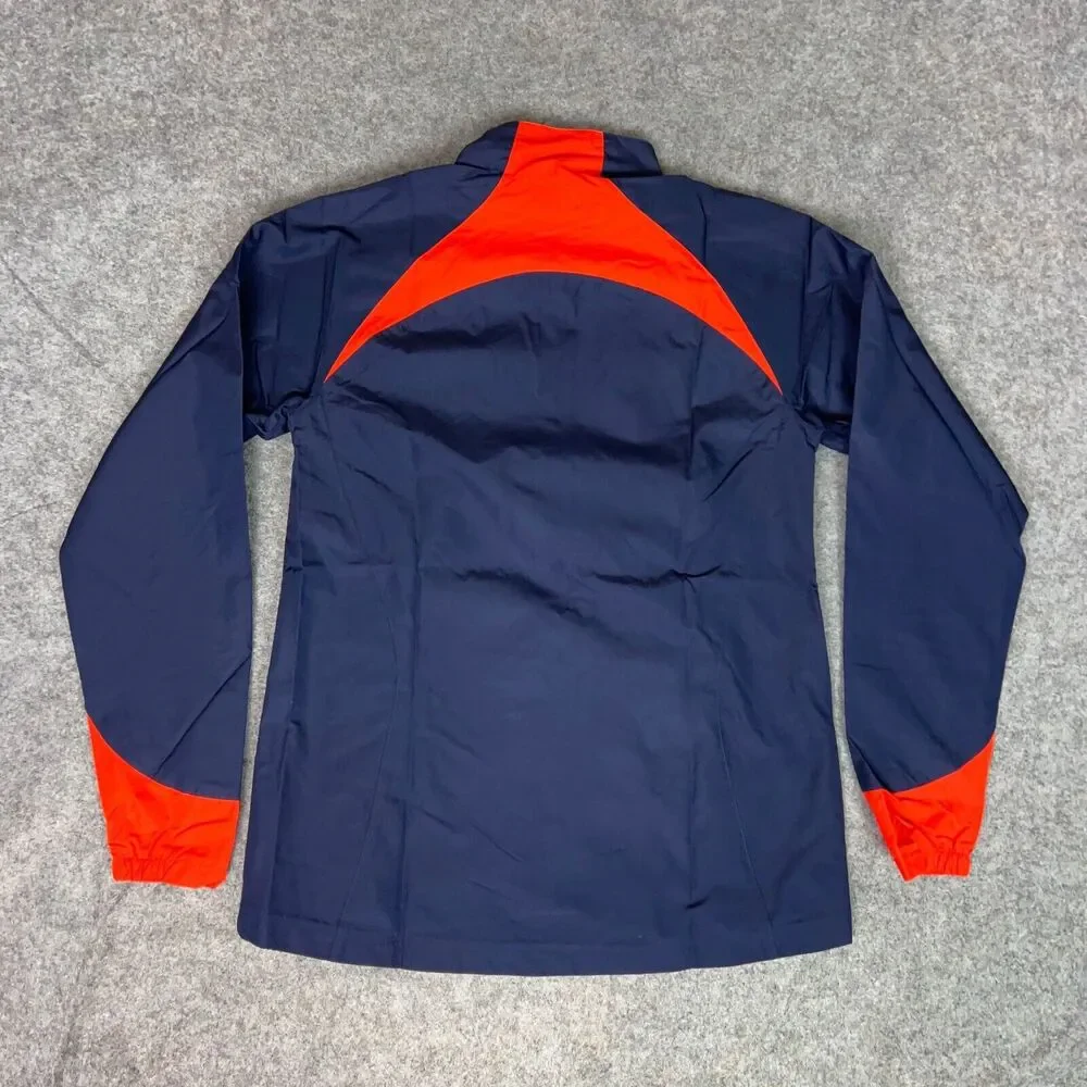 Auburn Tigers Mens Jacket Extra Small Navy Orange‎ Under Armour Track Zip NCAA